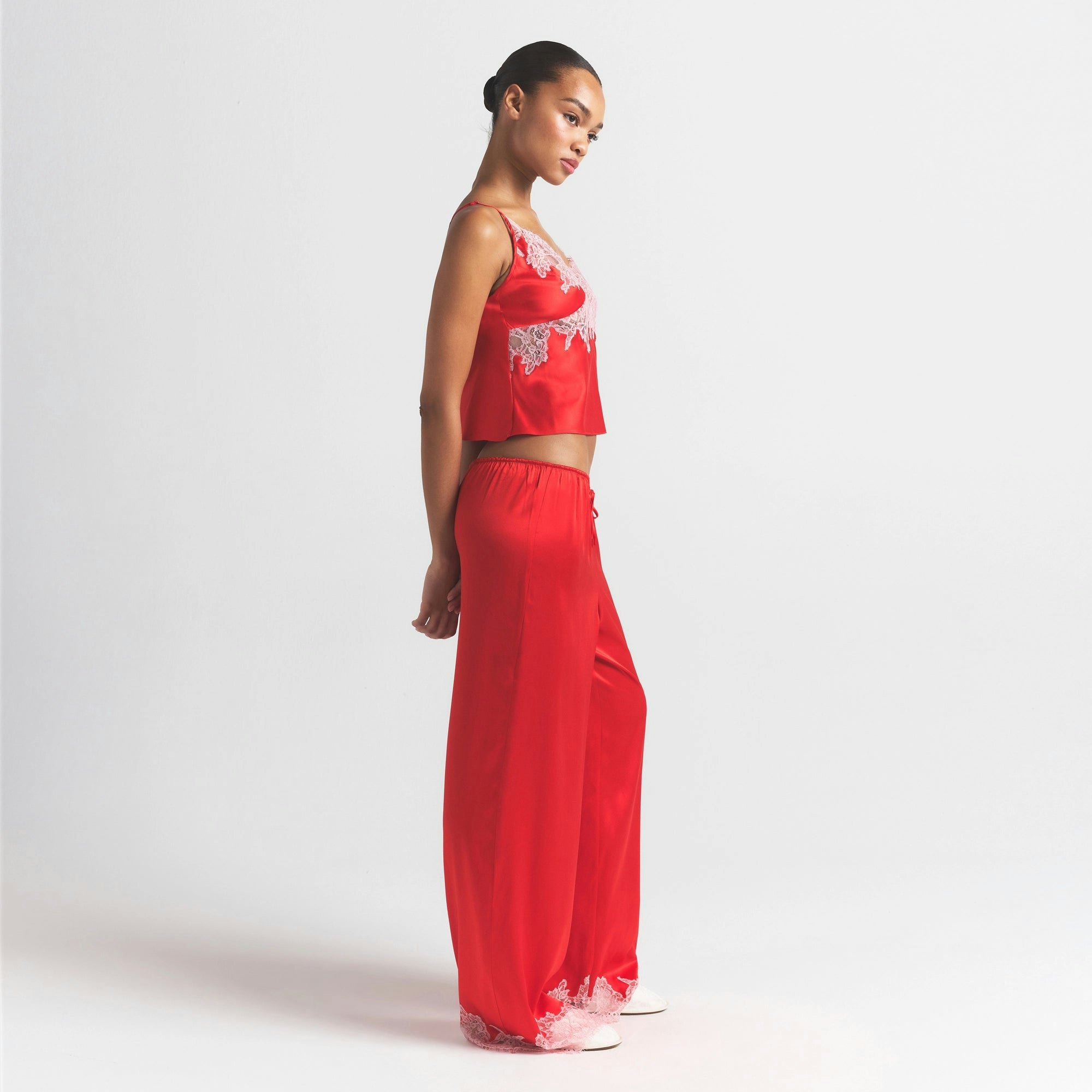 Lace Straight Leg Pant - 3