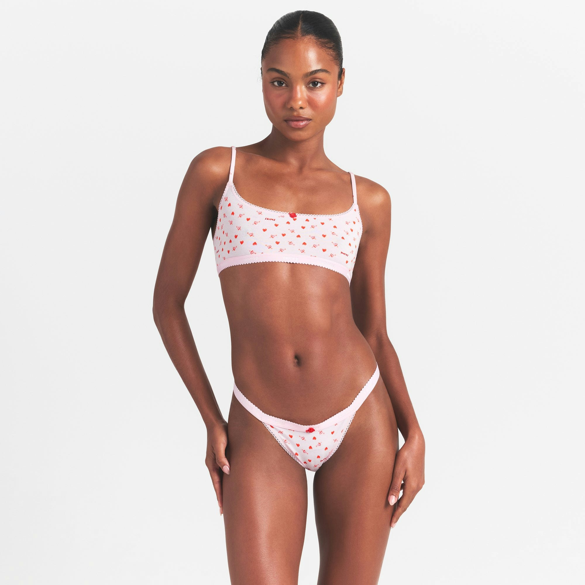 Logo Picot Scoop Bralette