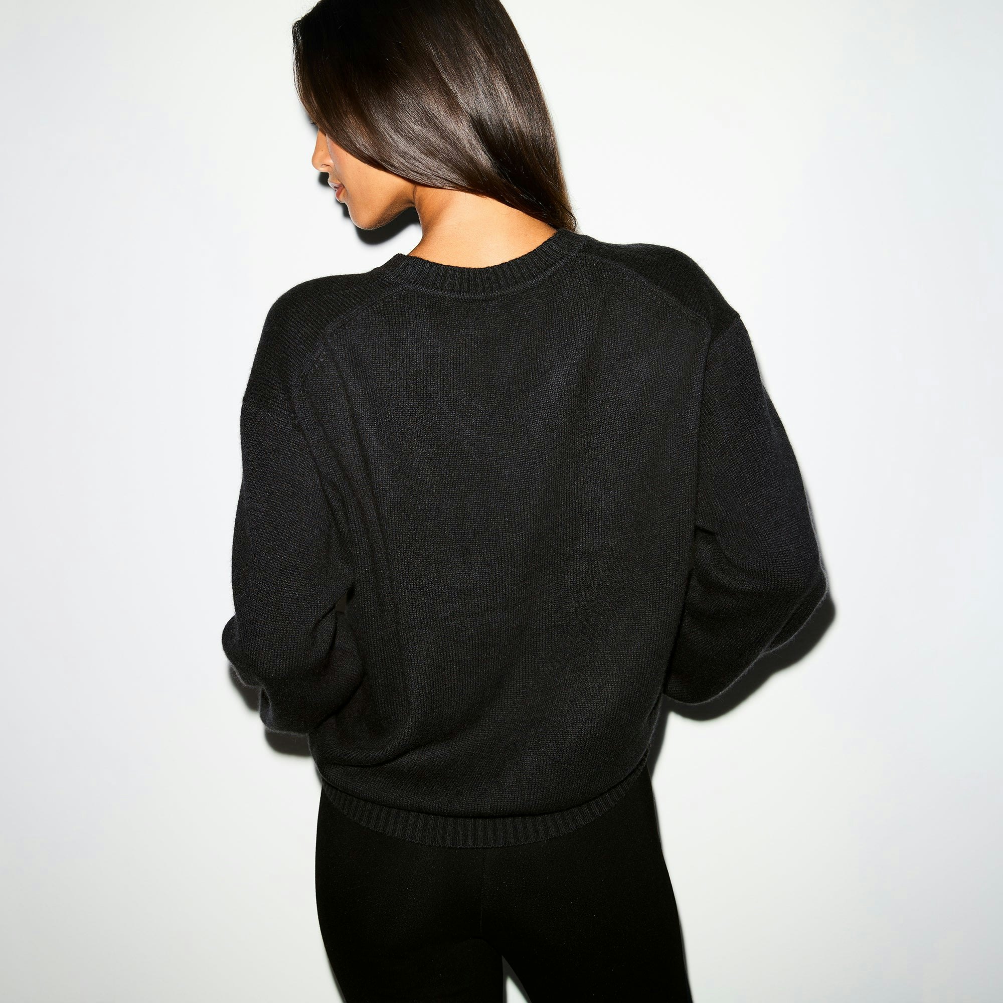 Oversized V Neck Sweater - 4