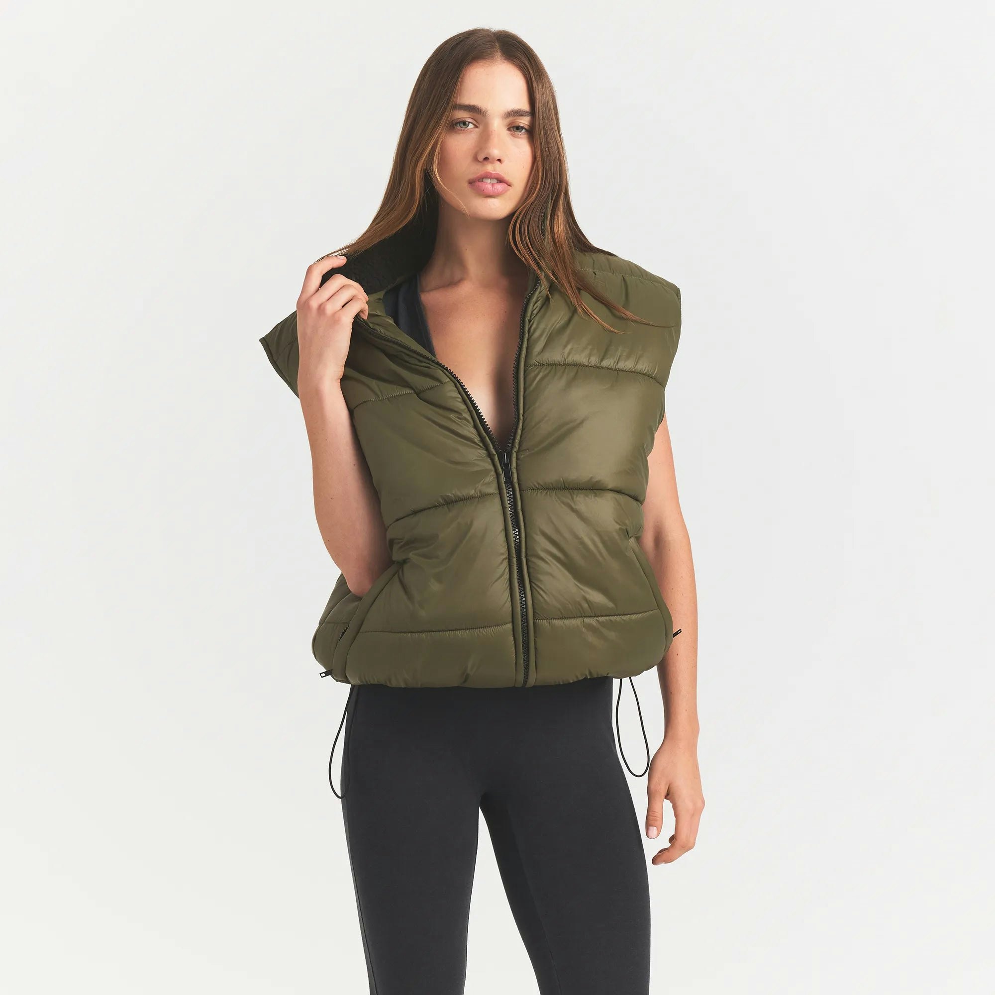 Lightweight Puffer Oversized Vest