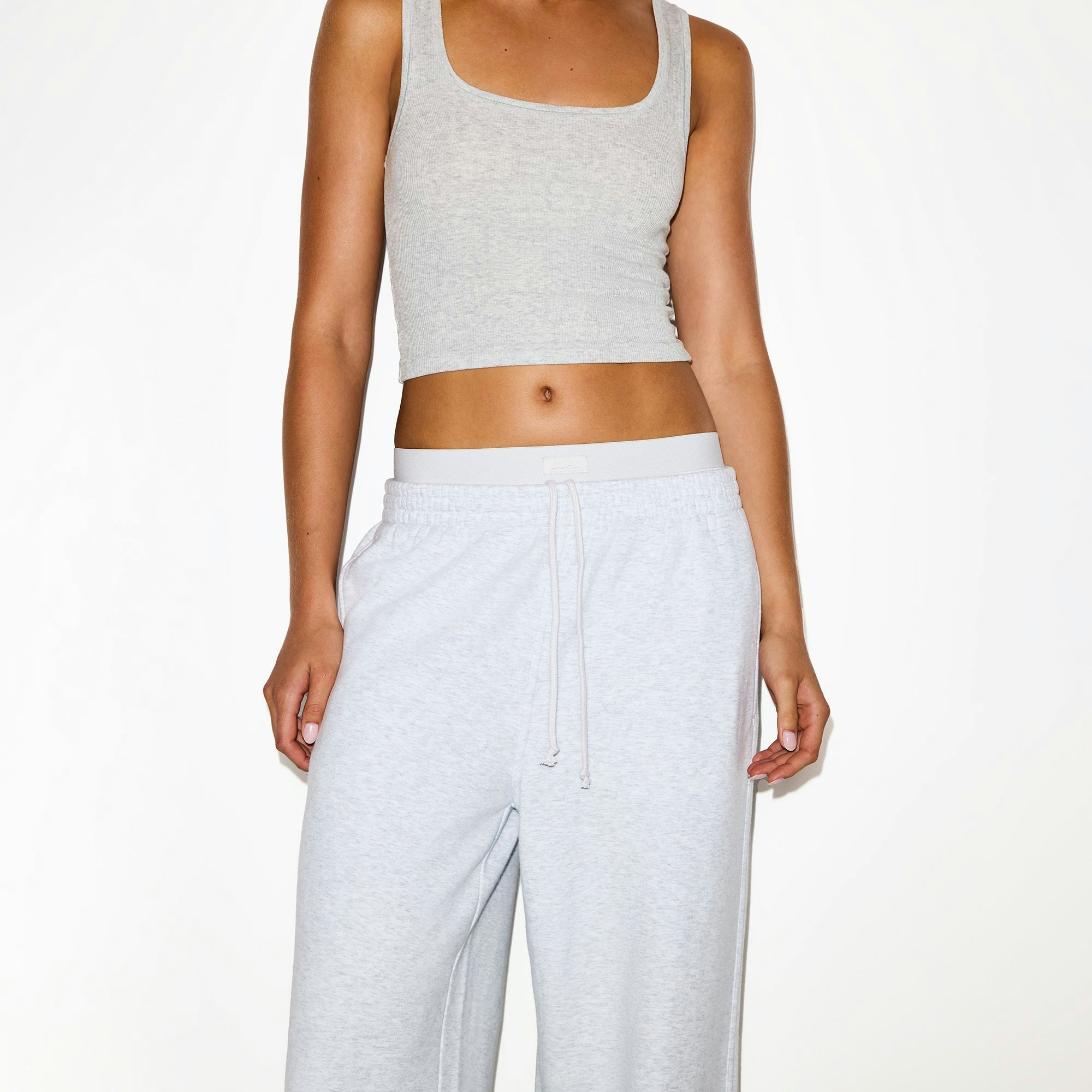 Oversized Double Waistband Pant