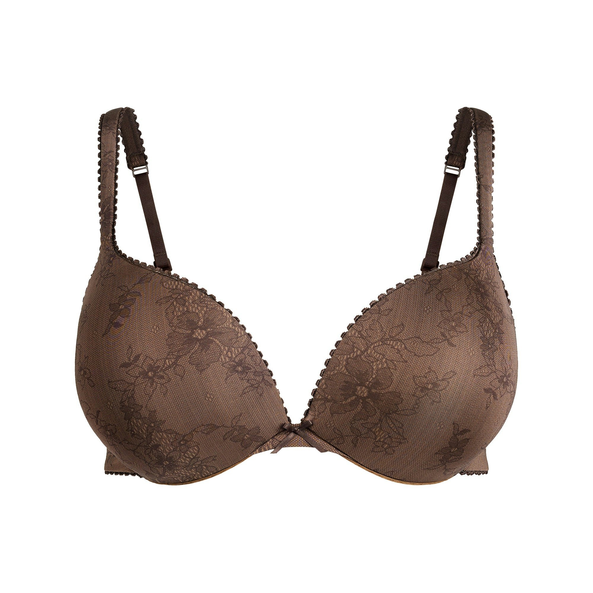 Picot Teardrop Push-up Bra - 6