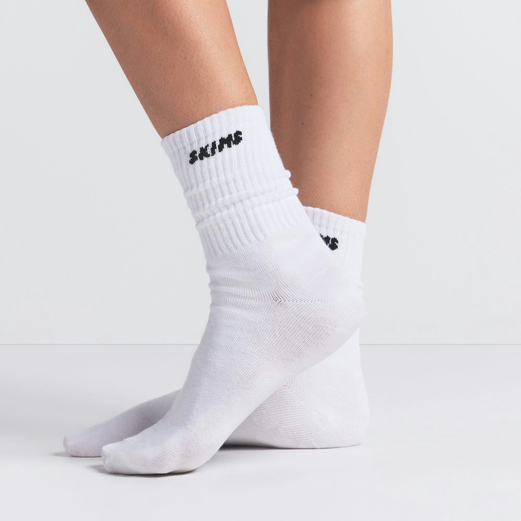 Ribbed Crew Logo Sock 3-Pack