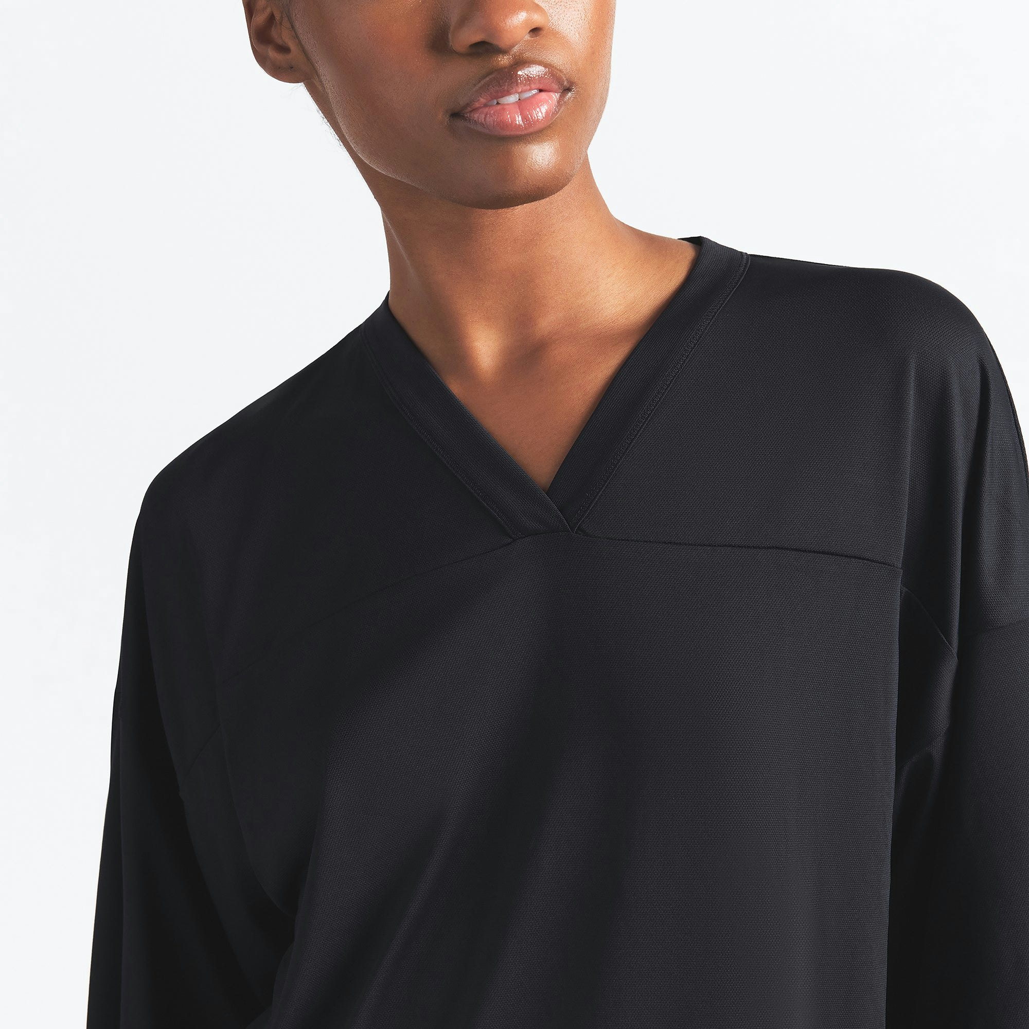V-Neck Oversized Top - 3