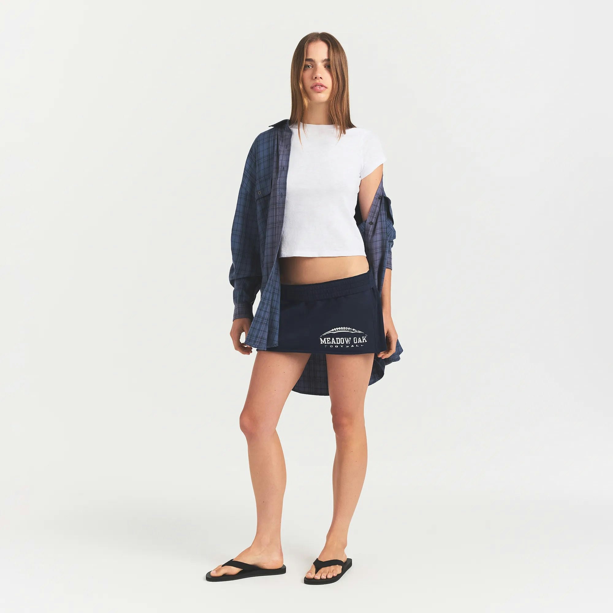 Washed Flannel Oversized Shirt