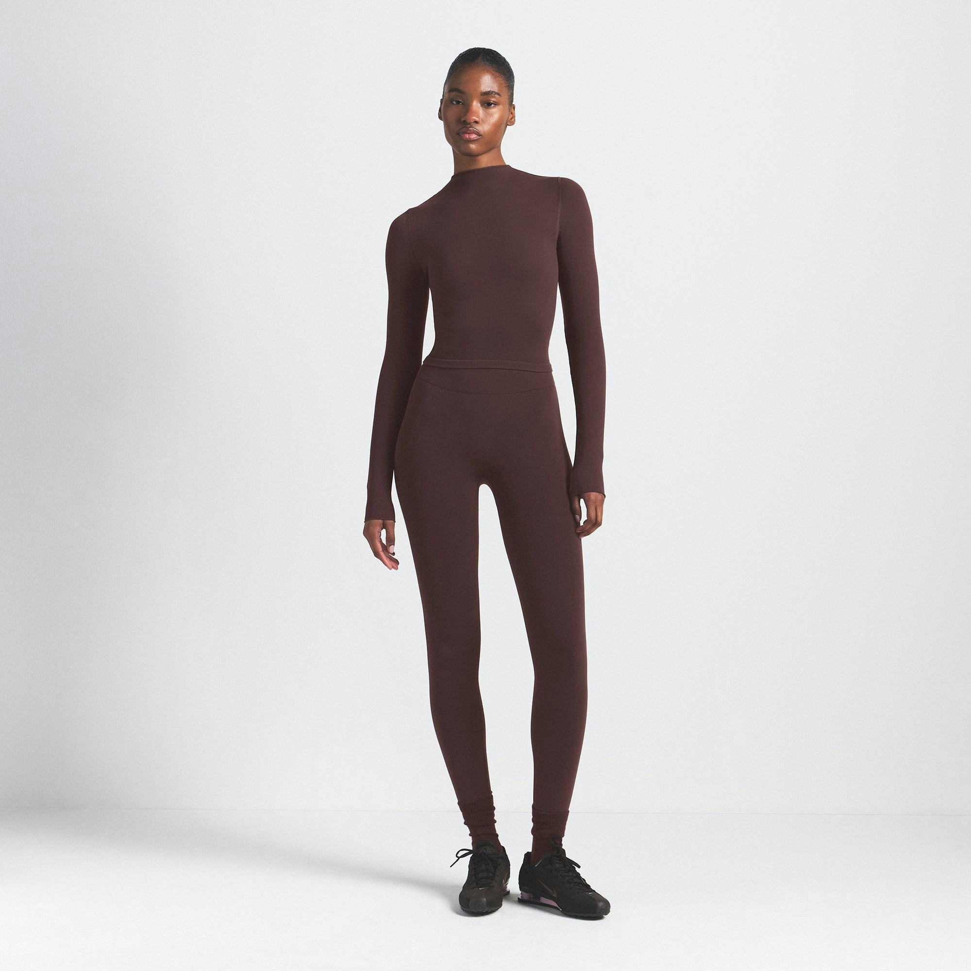 Mock Neck Crop Top - 7