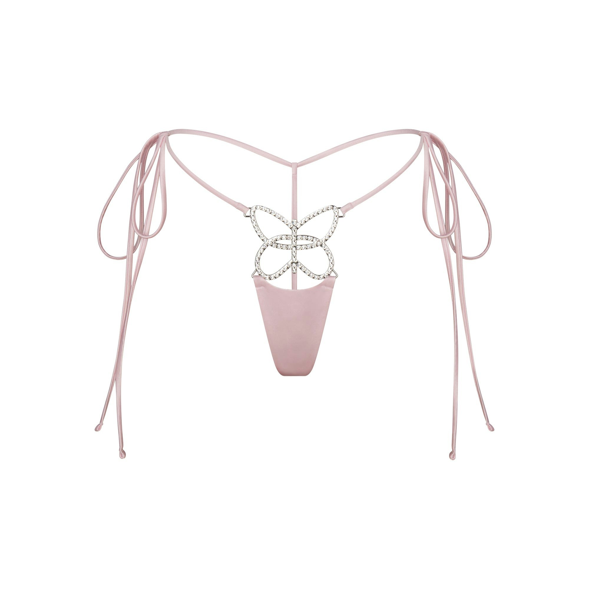 Novelty Intimates Butterfly Charm String Thong