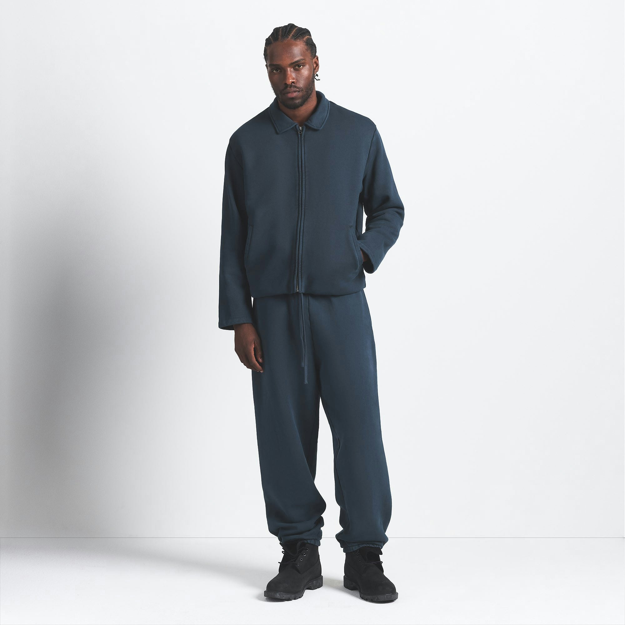 Mens Sherpa-Lined Zip up Jacket - 4